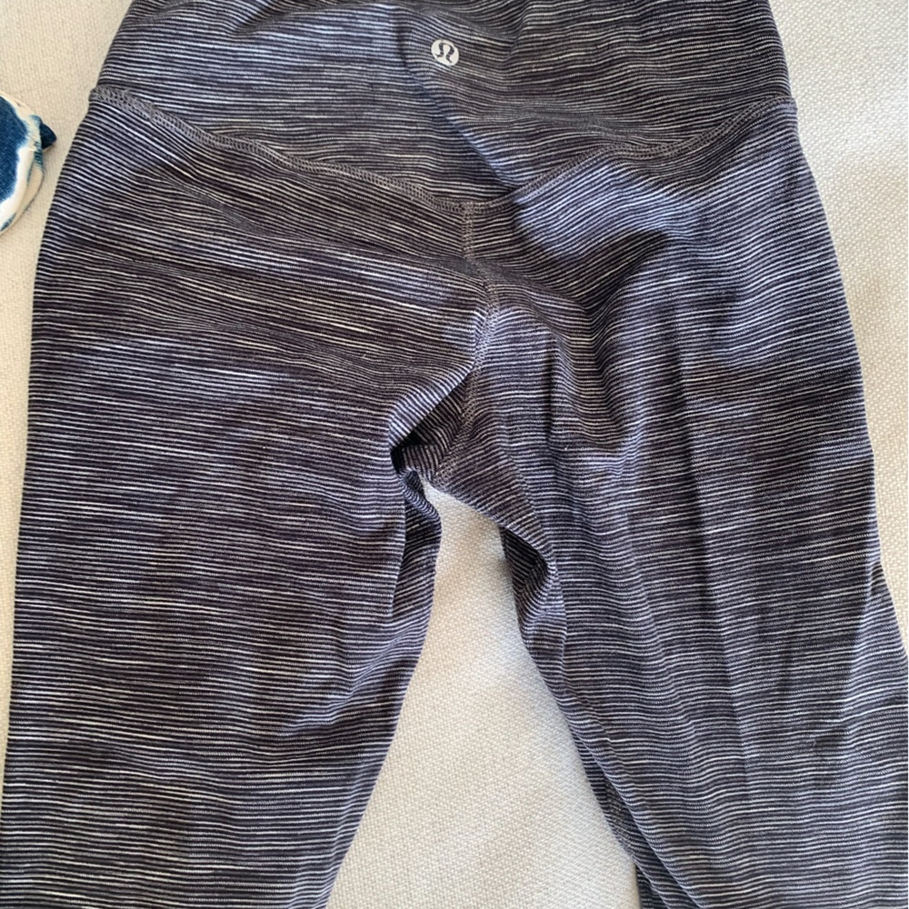 lululemon athletica Gray Leggings with Wide Waistband